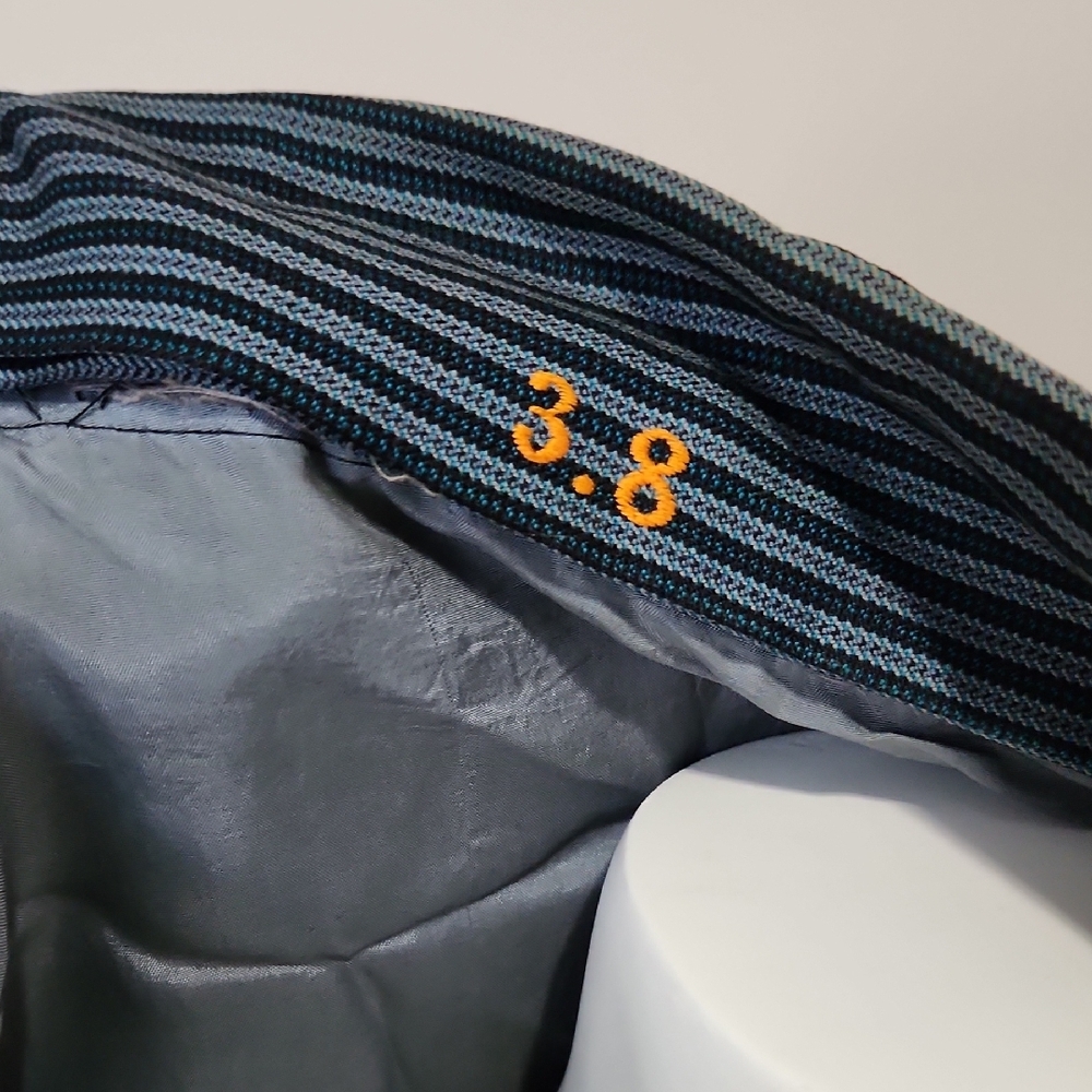 Striped Blue Kimono Robe - Picture 6 of 9